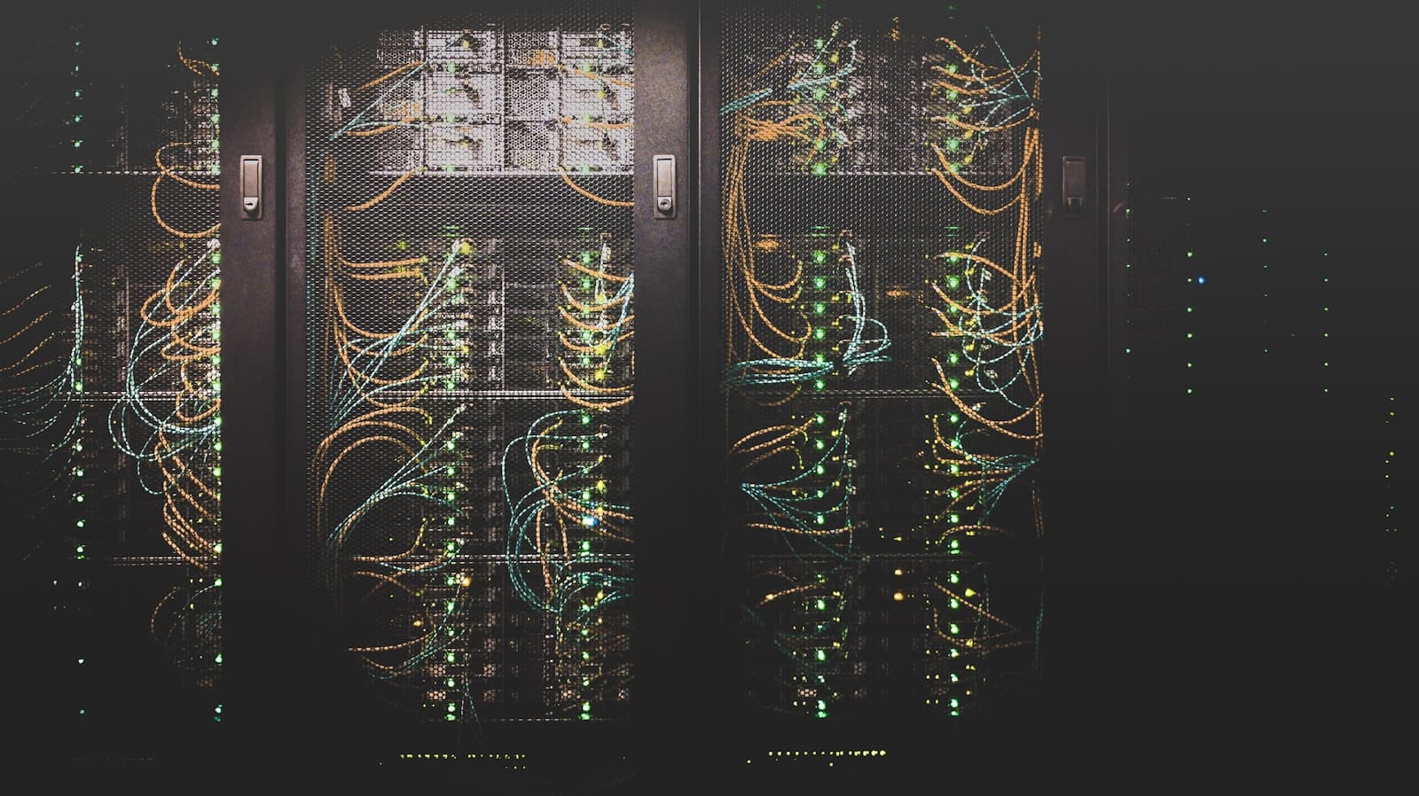 Server racks and structured network cabling